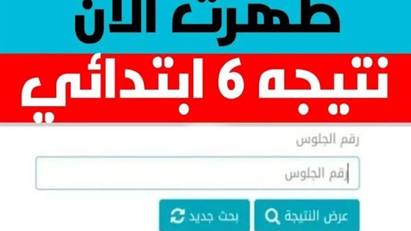 نتيجة الصف السادس الابتدائي الترم الأول 2025 في الجيزة.. كل التفاصيل برقم الجلوس والاسم