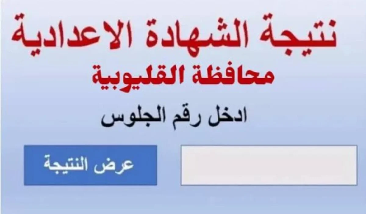 انتظروا نتيجة ثالثة إعدادي برقم الجلوس والاسم بمحافظة القليوبية ورابط الاستعلام فور إعلانها مباشرة