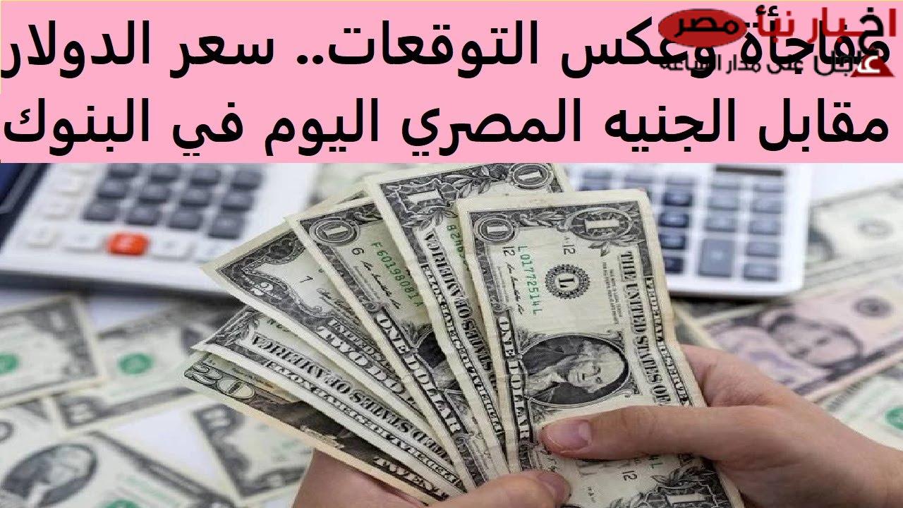 هبوط جديد: سعر الدولار اليوم مقابل الجنيه المصري في السوق السوداء وجميع البنوك