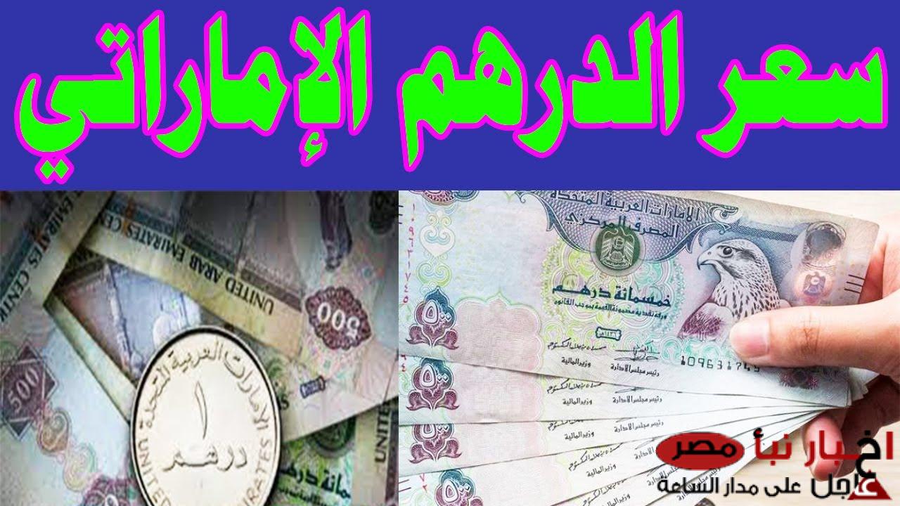 سعر الدرهم الاماراتي مقابل الجنيه المصري اليوم السبت 8-3-2025 في البنوك والسوق السوداء