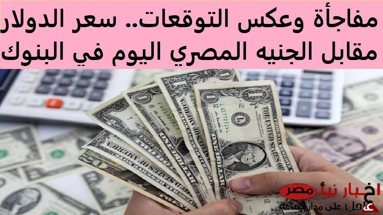 ارتفاع جديد لسعر الدولار اليوم مقابل الجنيه المصري في البنوك والسوق السوداء