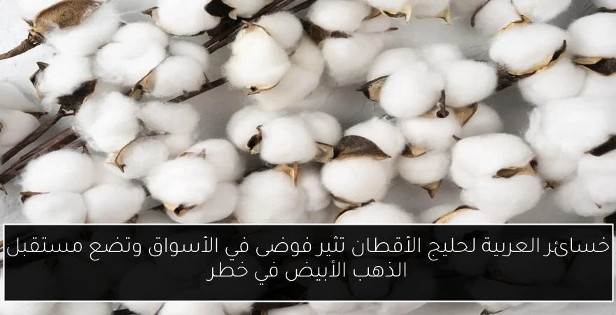 خسائر العربية لحليج الأقطان تثير فوضى في الأسواق وتضع مستقبل الذهب الأبيض في خطر
