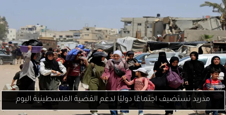 مدريد تستضيف اجتماعًا دوليًا لدعم القضية الفلسطينية اليوم