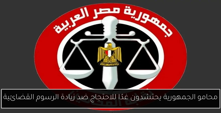 محامو الجمهورية يحتشدون غدًا للاحتجاج ضد زيادة الرسوم القضائية