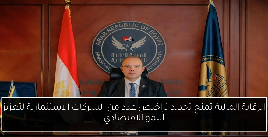 الرقابة المالية تمنح تجديد تراخيص عدد من الشركات الاستثمارية لتعزيز النمو الاقتصادي