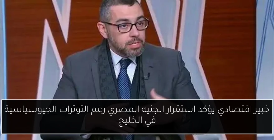 خبير اقتصادي يؤكد استقرار الجنيه المصري رغم التوترات الجيوسياسية في الخليج