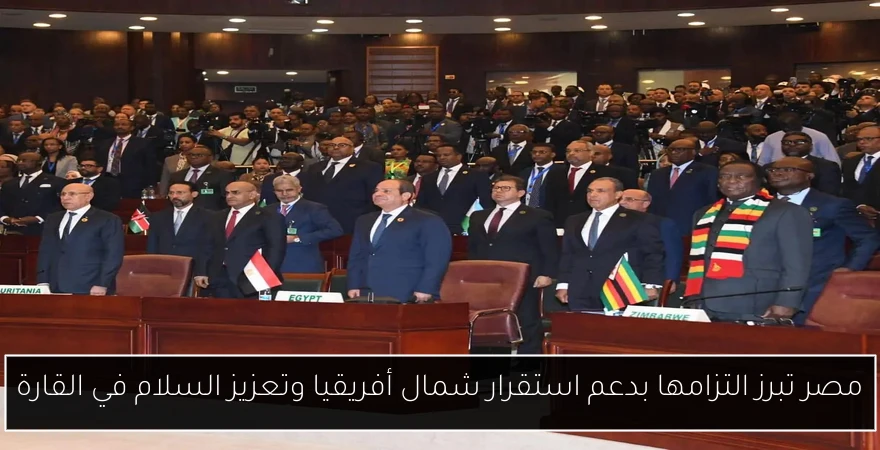 مصر تبرز التزامها بدعم استقرار شمال أفريقيا وتعزيز السلام في القارة