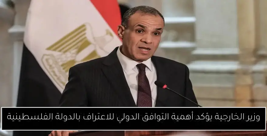 وزير الخارجية يؤكد أهمية التوافق الدولي للاعتراف بالدولة الفلسطينية