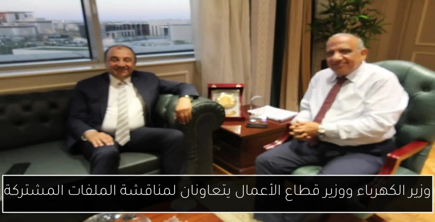 وزير الكهرباء ووزير قطاع الأعمال يتعاونان لمناقشة الملفات المشتركة