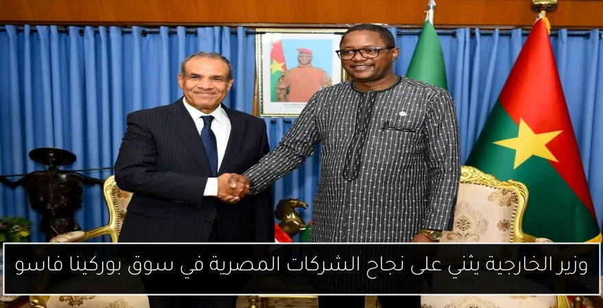وزير الخارجية يثني على نجاح الشركات المصرية في سوق بوركينا فاسو