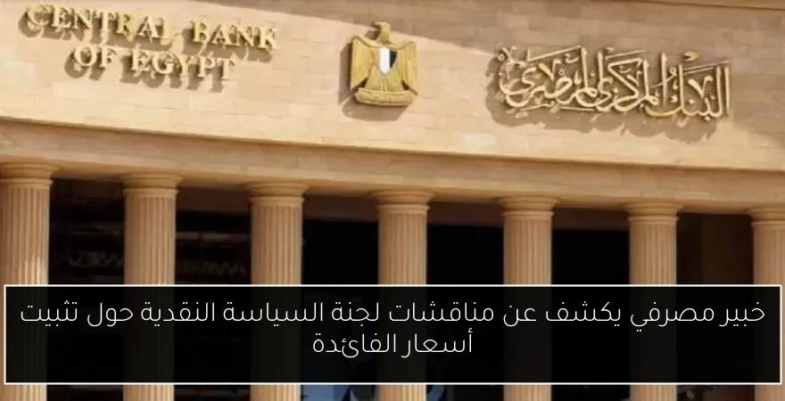 خبير مصرفي يكشف عن مناقشات لجنة السياسة النقدية حول تثبيت أسعار الفائدة