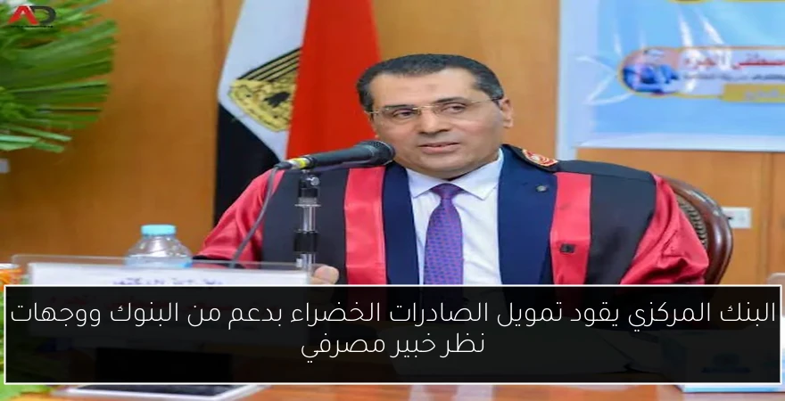 البنك المركزي يقود تمويل الصادرات الخضراء بدعم من البنوك ووجهات نظر خبير مصرفي