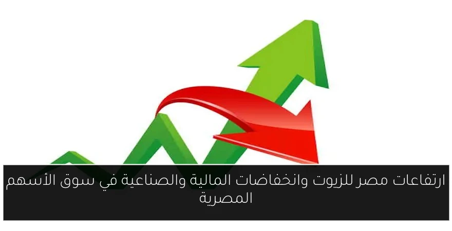 ارتفاعات مصر للزيوت وانخفاضات المالية والصناعية في سوق الأسهم المصرية