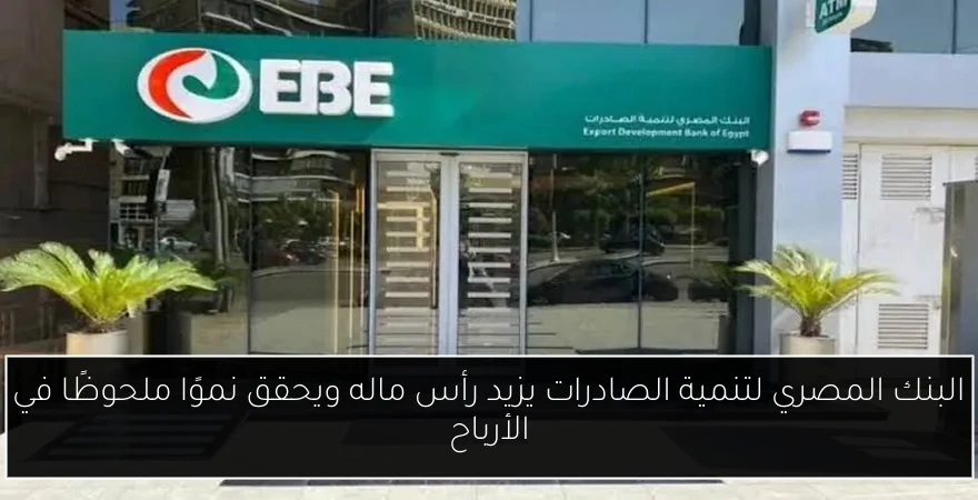 البنك المصري لتنمية الصادرات يزيد رأس ماله ويحقق نموًا ملحوظًا في الأرباح