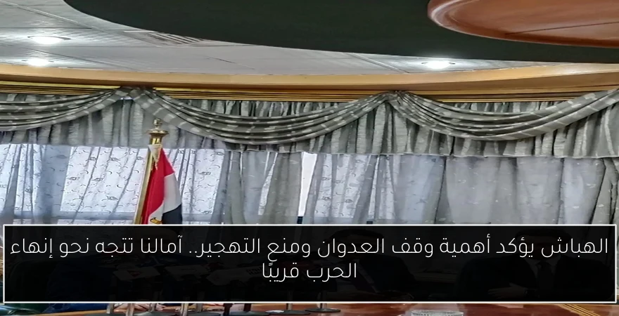 الهباش يؤكد أهمية وقف العدوان ومنع التهجير.. آمالنا تتجه نحو إنهاء الحرب قريبًا