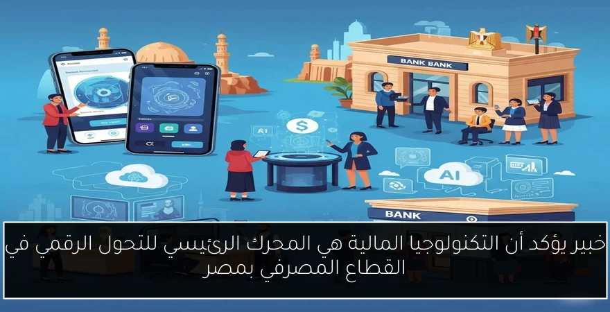 خبير يؤكد أن التكنولوجيا المالية هي المحرك الرئيسي للتحول الرقمي في القطاع المصرفي بمصر
