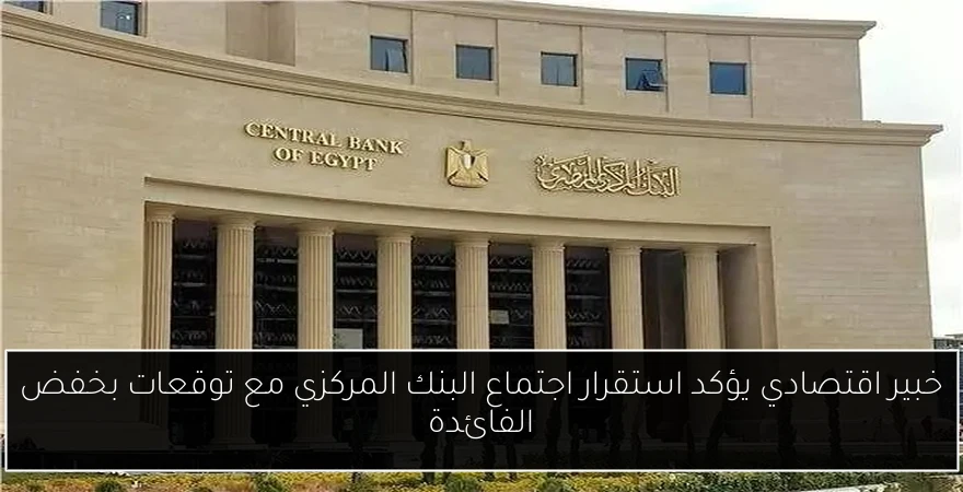 خبير اقتصادي يؤكد استقرار اجتماع البنك المركزي مع توقعات بخفض الفائدة