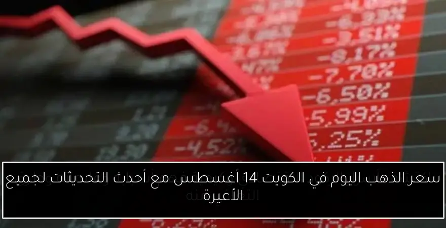 سعر الذهب اليوم في الكويت 14 أغسطس مع أحدث التحديثات لجميع الأعيرة