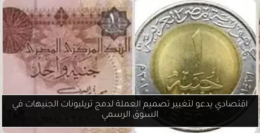 اقتصادي يدعو لتغيير تصميم العملة لدمج تريليونات الجنيهات في السوق الرسمي