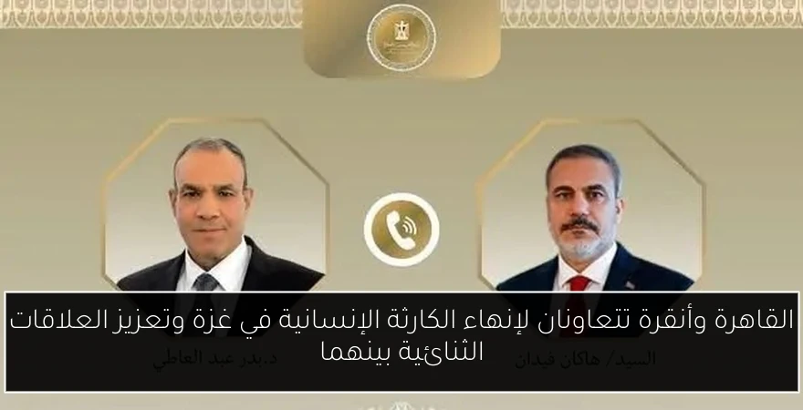 القاهرة وأنقرة تتعاونان لإنهاء الكارثة الإنسانية في غزة وتعزيز العلاقات الثنائية بينهما