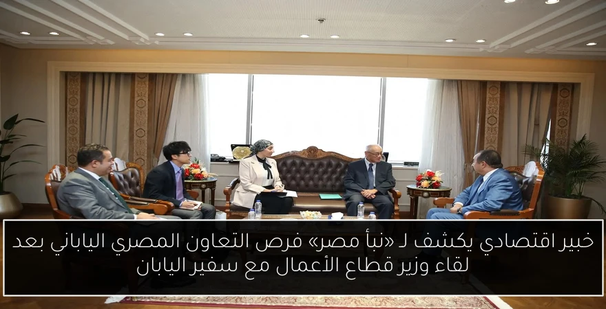 خبير اقتصادي يكشف لـ «نبأ مصر» فرص التعاون المصري الياباني بعد لقاء وزير قطاع الأعمال مع سفير اليابان
