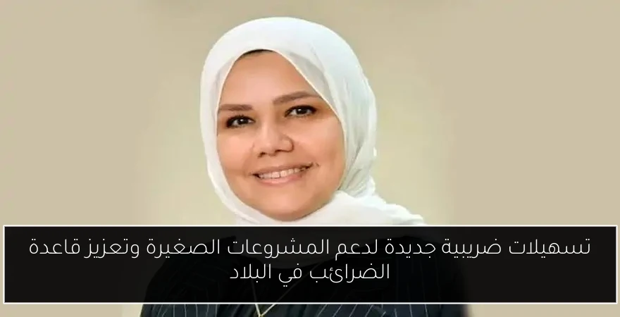 تسهيلات ضريبية جديدة لدعم المشروعات الصغيرة وتعزيز قاعدة الضرائب في البلاد