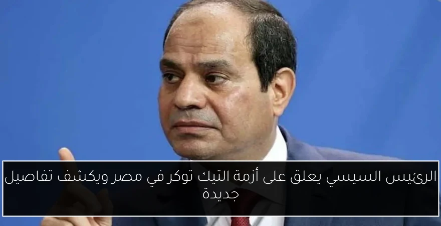 الرئيس السيسي يعلق على أزمة التيك توكر في مصر ويكشف تفاصيل جديدة