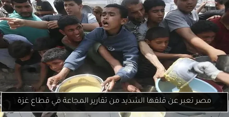مصر تعبر عن قلقها الشديد من تقارير المجاعة في قطاع غزة