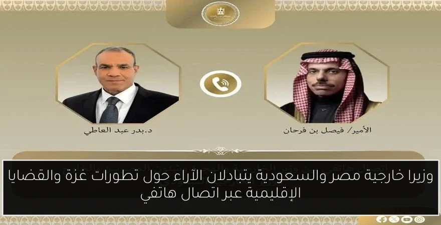 وزيرا خارجية مصر والسعودية يتبادلان الآراء حول تطورات غزة والقضايا الإقليمية عبر اتصال هاتفي
